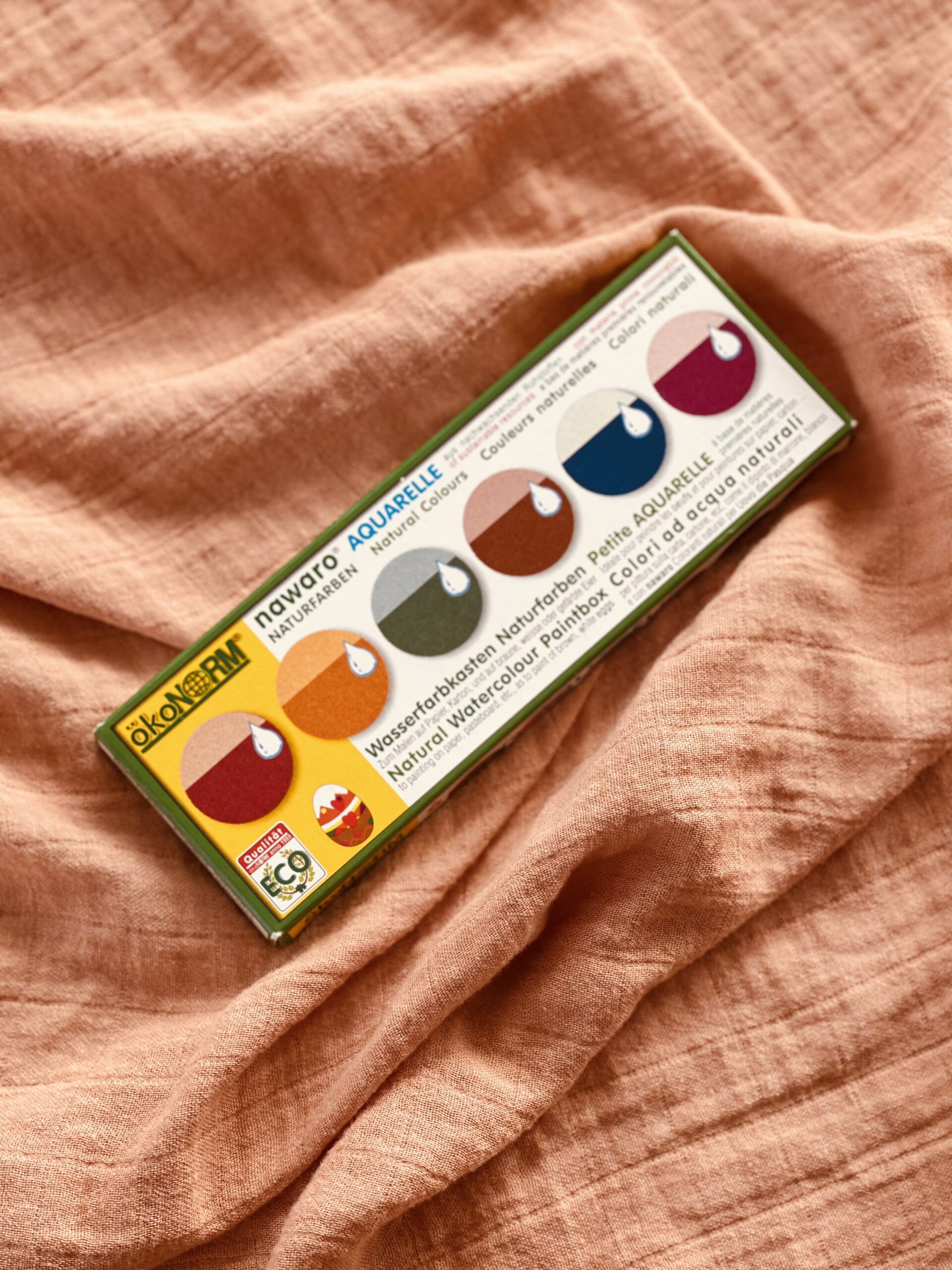 ØkoNORM Vandfarver – Pakke med 6 farver