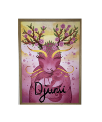 Plakat med Dragen Djunii