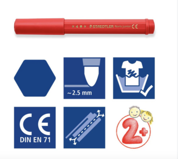 Staedtler Noris Junior Fibre Tusser - 12 stk - Image 3
