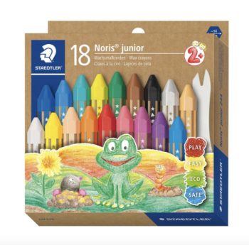 Staedtler Noris Junior Voksfarver 18 farver