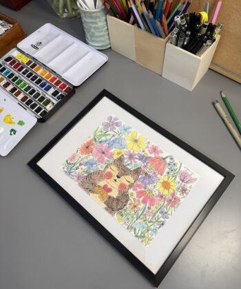 Alternative view of Original tegning 20264