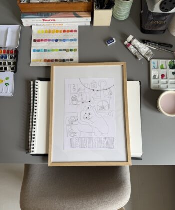 Alternative view of Original tegning 202640